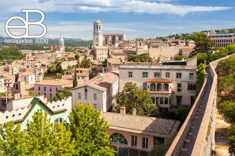 Vista desde la muralla de Girona