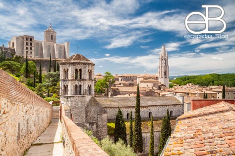 Otra vista general de Girona desde la muralla