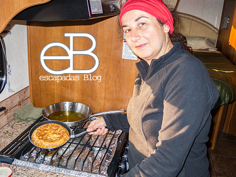 ¡Qué bien sabe una tortillita de patatas en medio de Alaska!